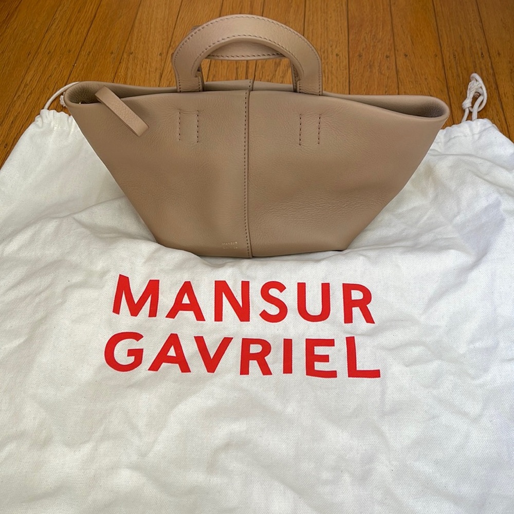 Mansur Gavriel Mini Tulipiano Bag Nocciola